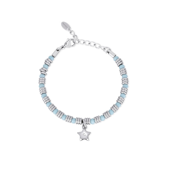 Pulsera Celeste con Estrella 232043