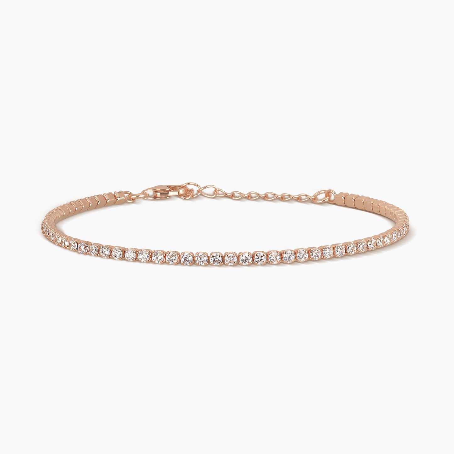 Mini Pulsera Tennis Circonita Rosa 533284