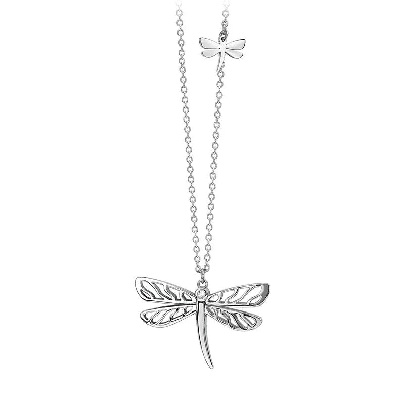Collar Grace con Libélula y Cristal 251510