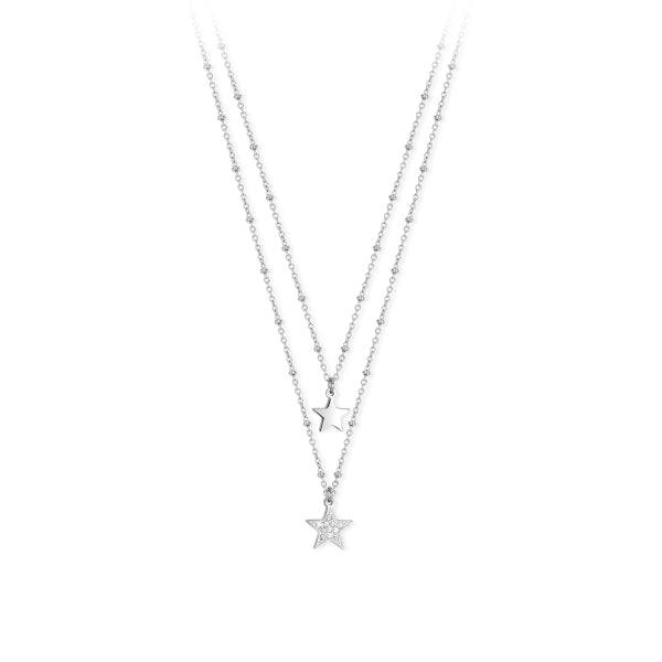 Gargantilla Doble Cadena con Estrellas 251682