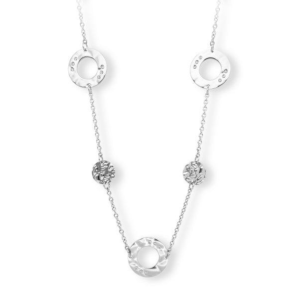 Collar de Acero con Cristales 251742