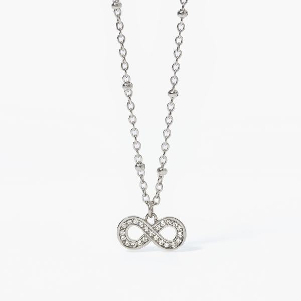 Gargantilla Infinity con Esferas y Cristales 251806