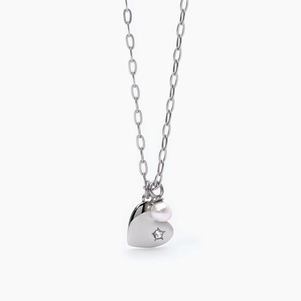 Collar con Perla de Concha y Corazón 251820
