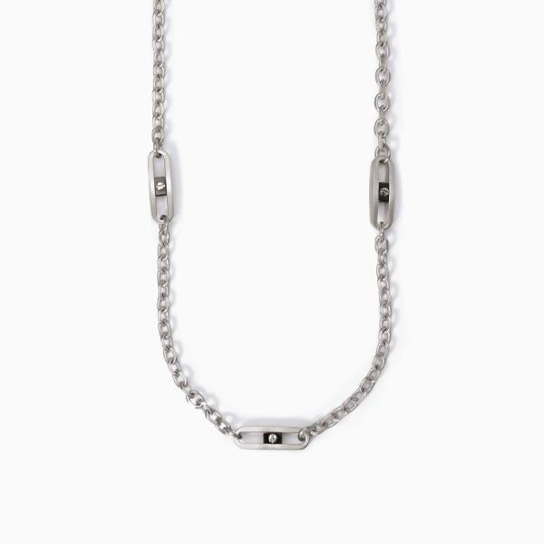 Collar de Hombre en Acero y Gunmetal Pvd 251834
