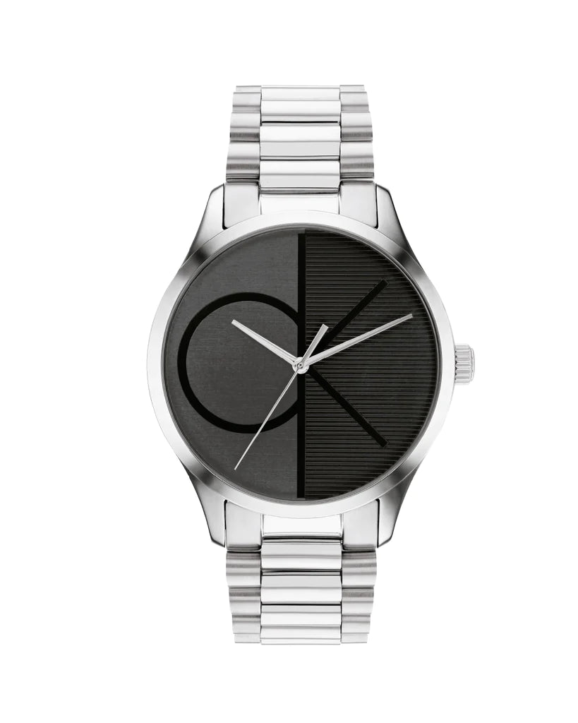 Orologio Uomo Iconic Argentato e Nero 25200163