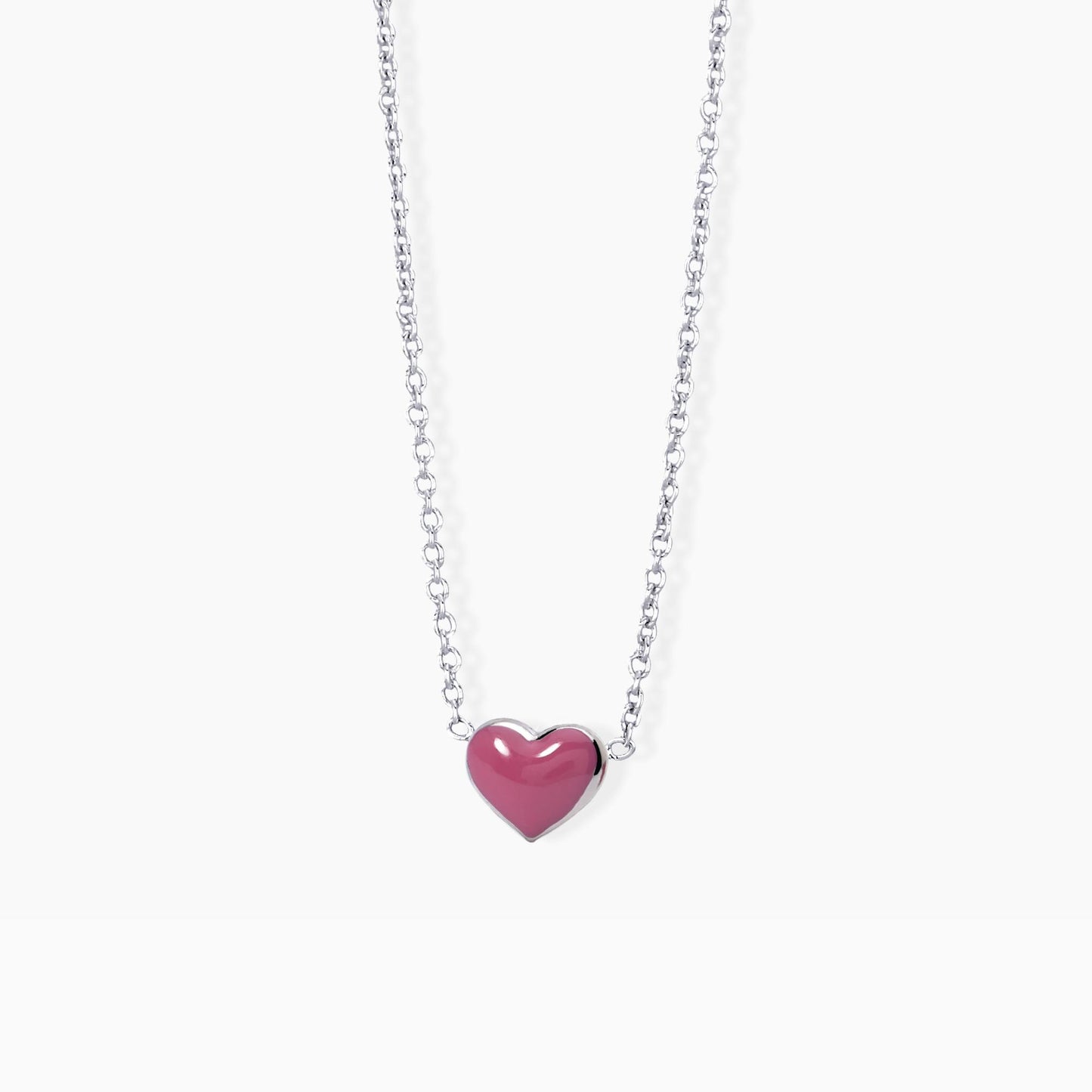 Collana Bimba Pink-Love Cuore Rosa 553042