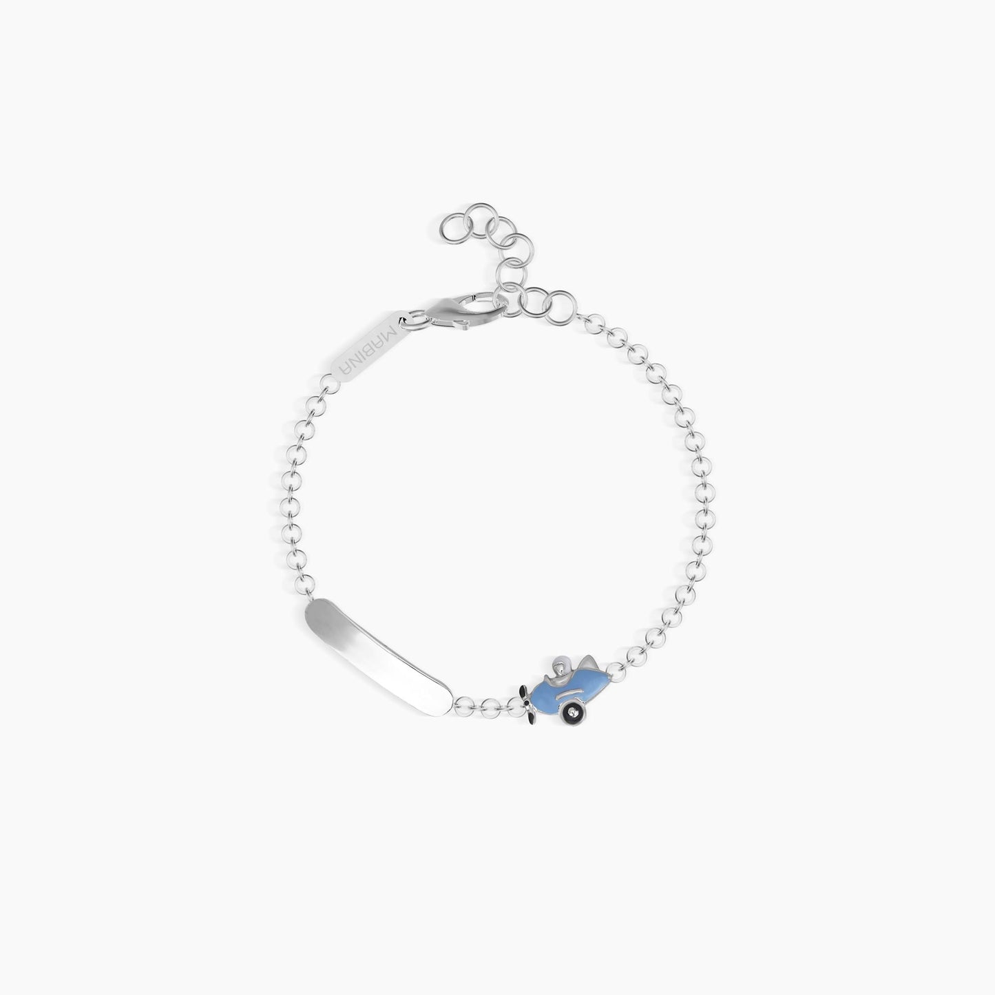 Bracciale Neonato Con Areoplanino E Targhetta 533390
