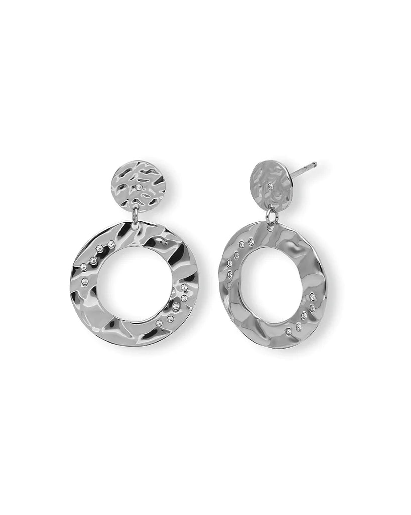 Pendientes circulares de cristal Mirage 261329