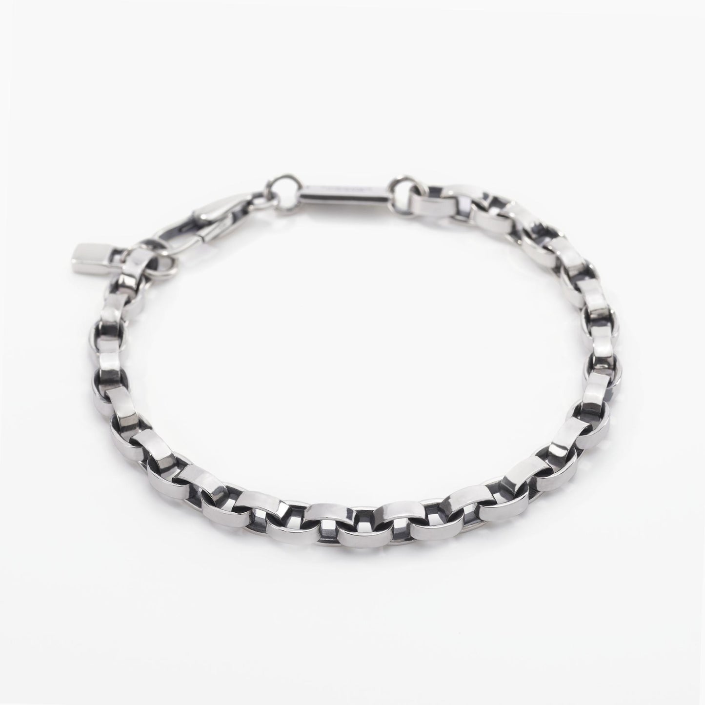 Bracciale Uomo a Maglie Ovali Lisce 533428