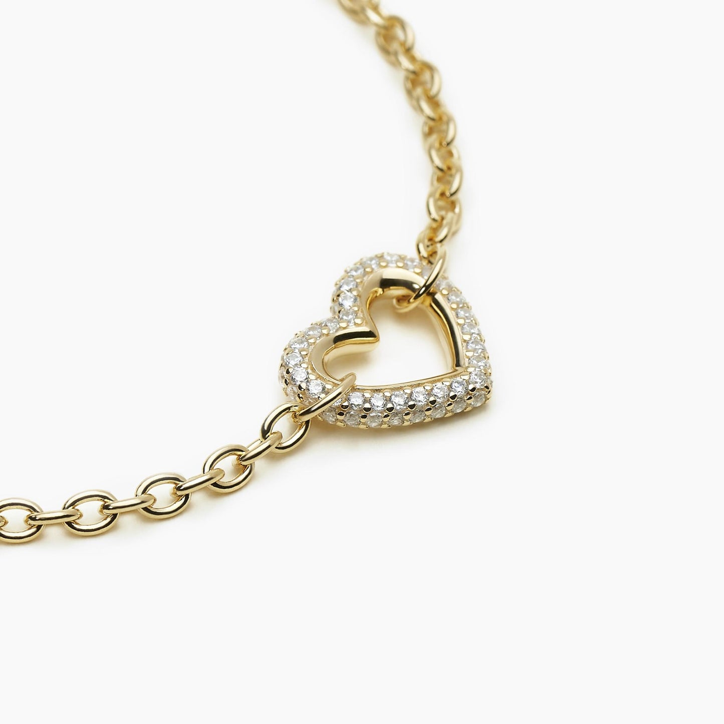 Bracciale Dorato Bubble Heart Cuore 533546