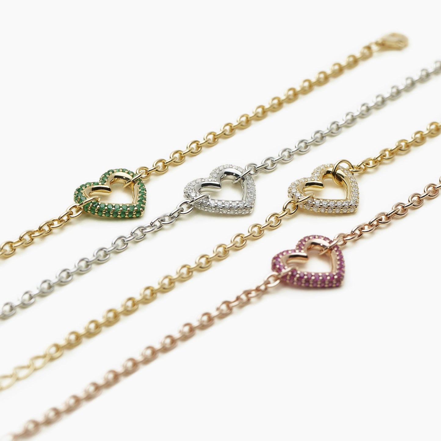 Bracciale Dorato Bubble Heart Cuore 533546
