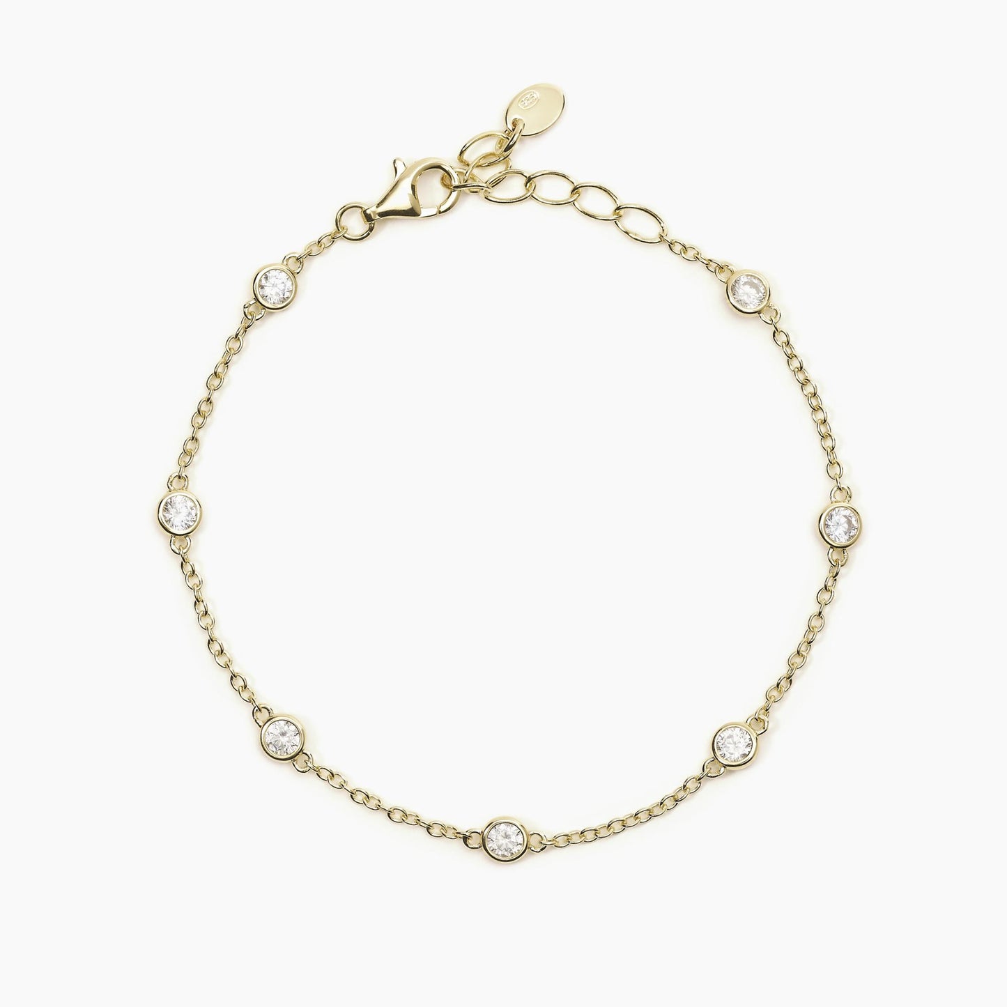 Bracciale Dorato Spotlight Zirconi Bianchi 533559