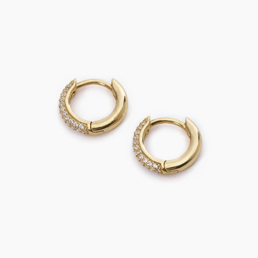 Orecchini Cerchio Coppia Fissa Dorati 563520