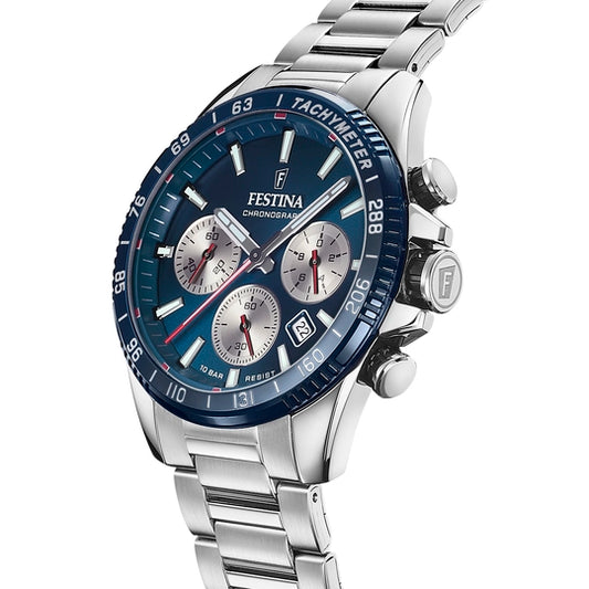 Reloj Hombre Azul y Acero F20560/2