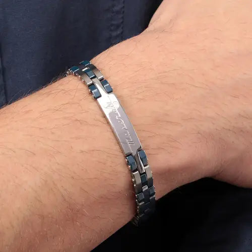 Bracciale Uomo in Acciaio e Ceramica JM220ASR01
