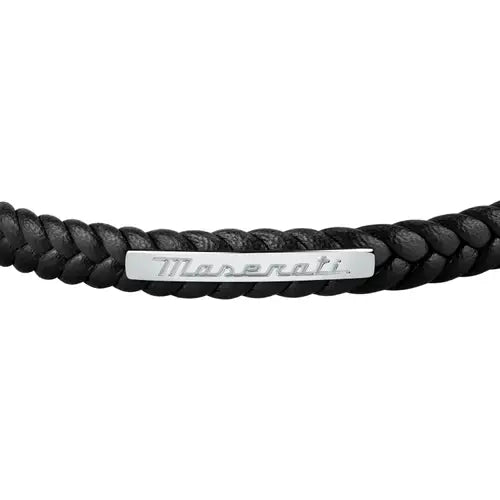 Pulsera Jewels Hombre Negra y Plata JM222AVE02