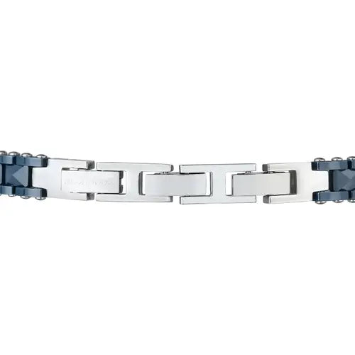 Pulsera Jewels Hombre Azul y Acero JM422ATZ14