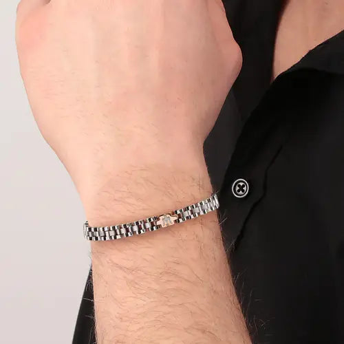 Pulsera Joyas Hombre Acero JM219AQH17