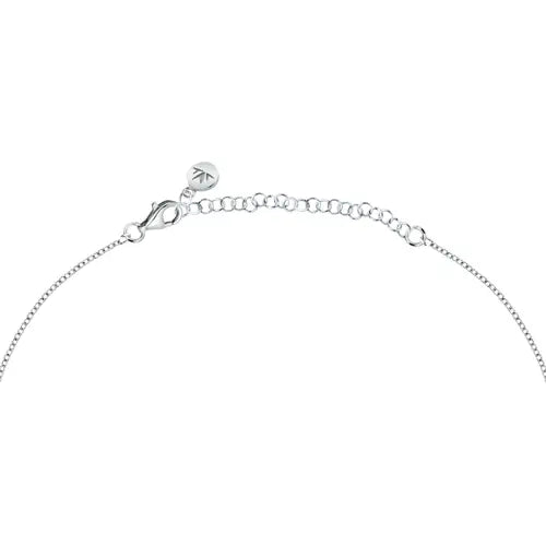 Collar Tesori de Plata con Piedra Aguamarina SAIW94