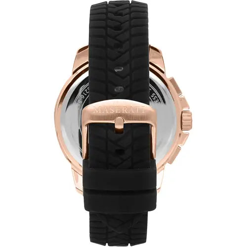 Orologio Uomo Cronografo Successo Nero e Rosato R8871621012