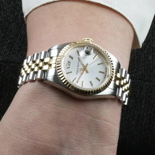 Reloj Mujer Caribe Acero y Oro R8253107519