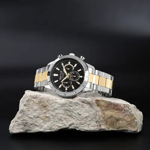 Orologio Uomo 270 Silver, Nero e Dorato R3253578026