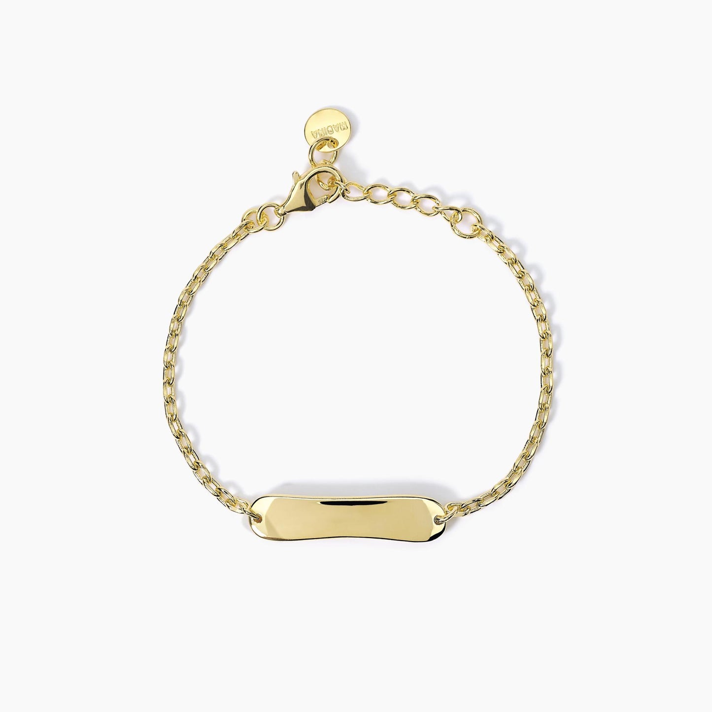 Bracciale Baby Con Piastra a Forma Di Nuvoletta E Catena Rolò 533602