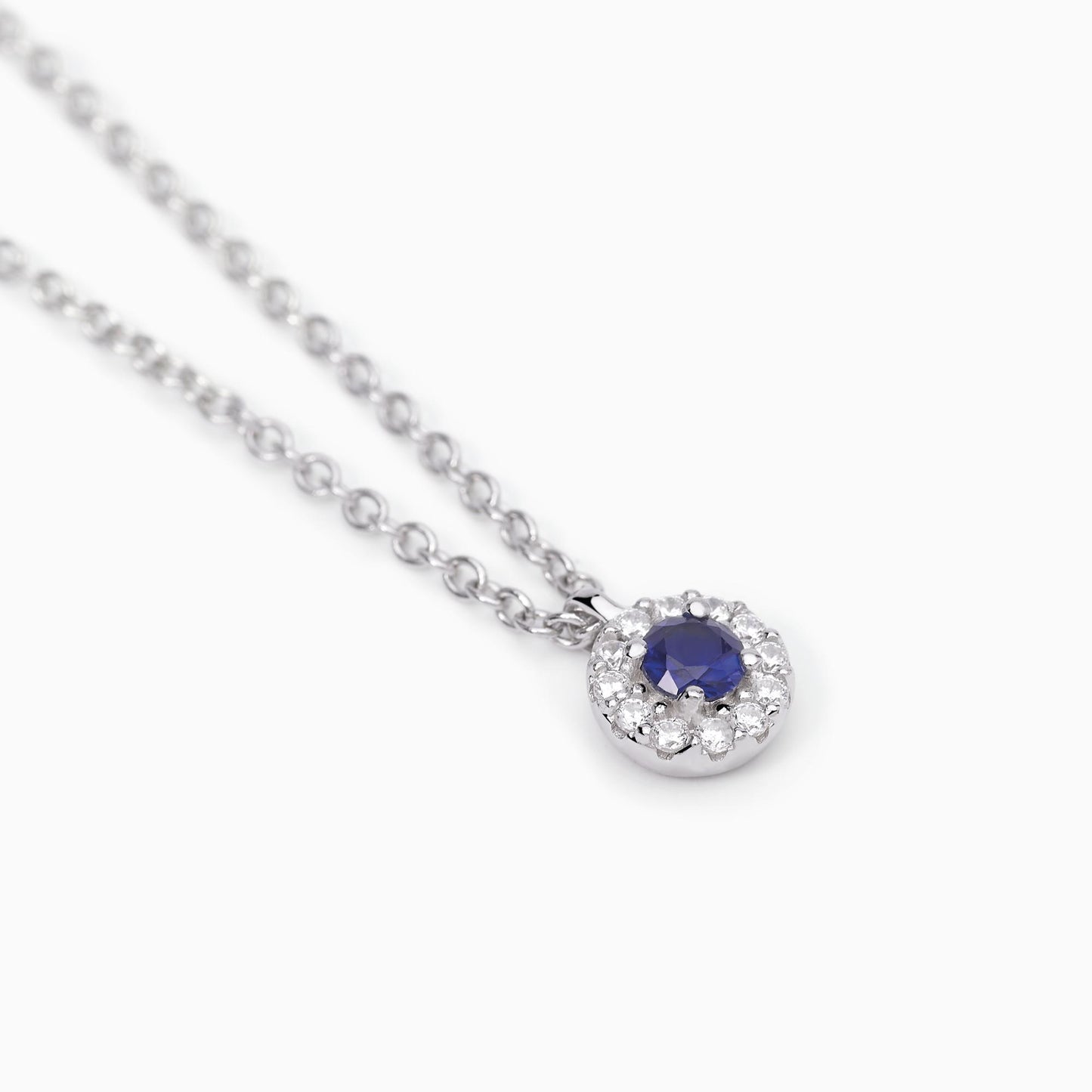 Collana Milanesienne Zaffiro Blu Sintetico 553494