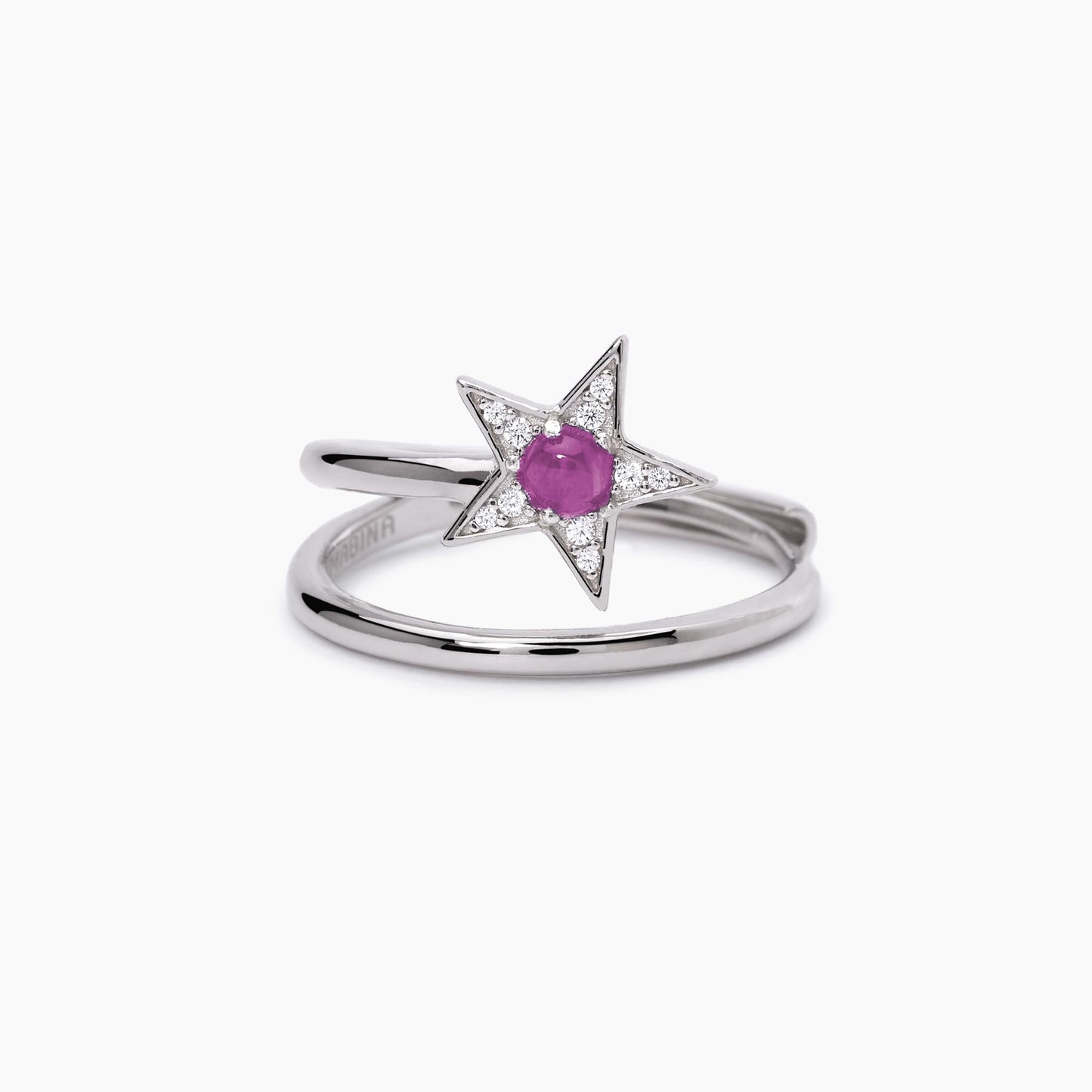 Anello Con Stella Tormalina E Zirconi Starlet 523275