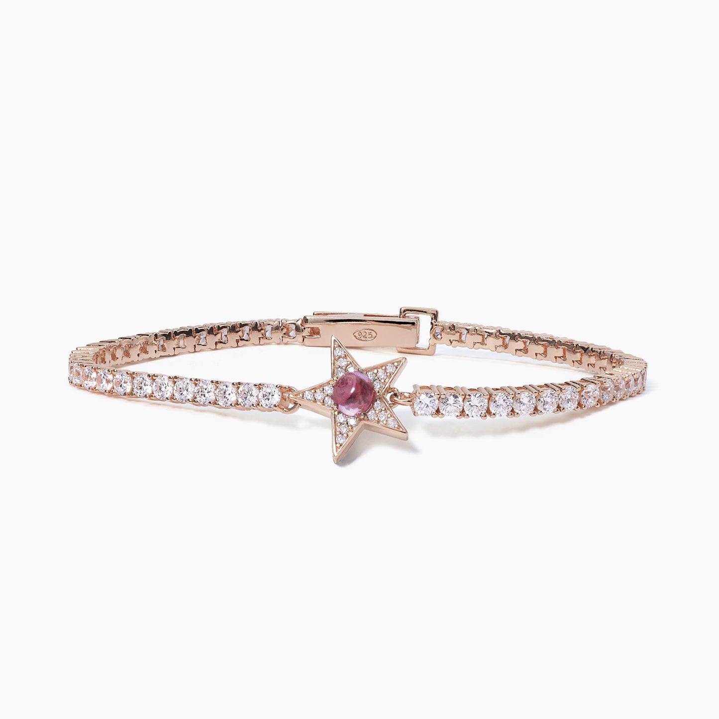 Bracciale Tennis Rosato Con Stella Tormalina E Zirconi Starlet 533652
