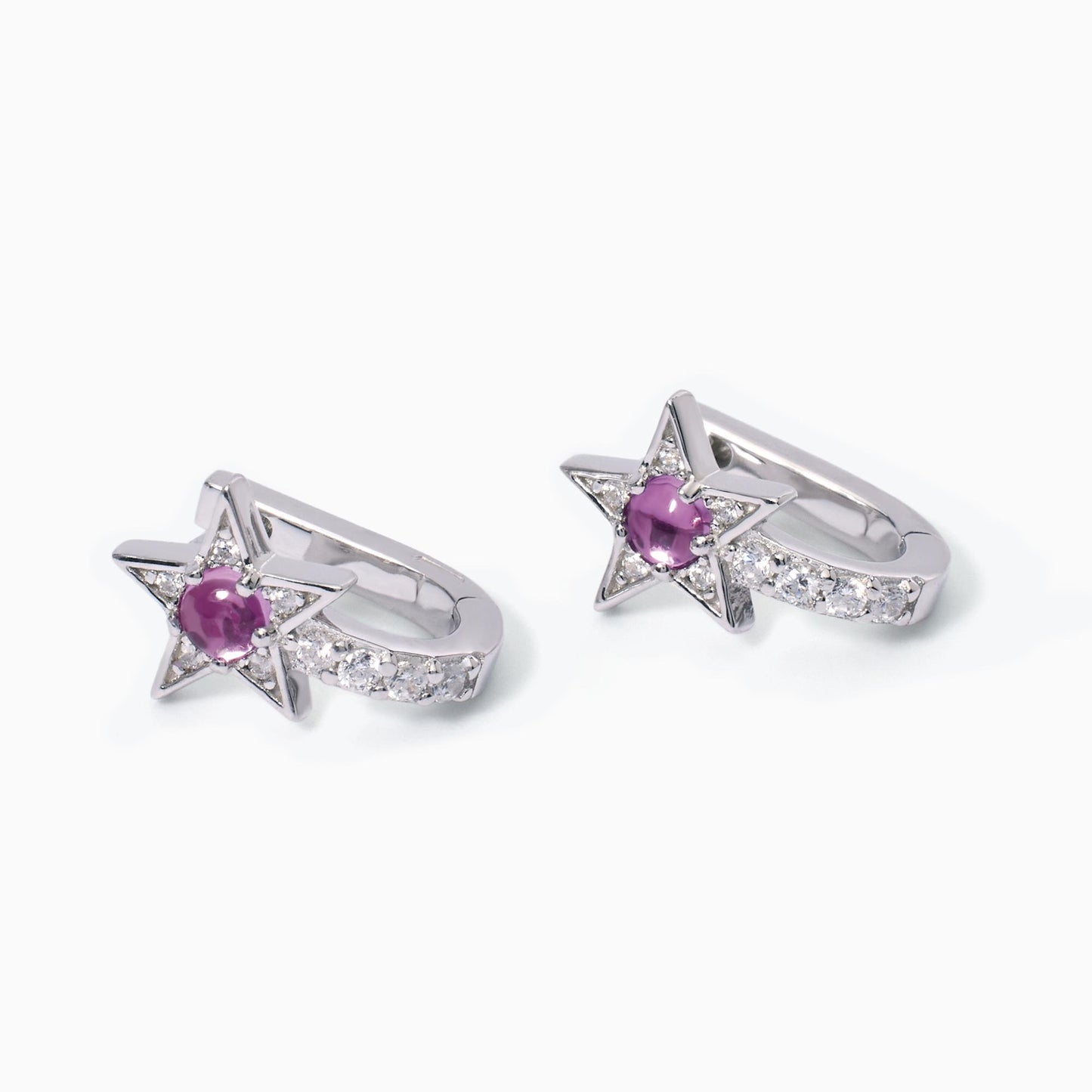 Orecchini A Stella Con Zirconi Bianchi Starlet 563555