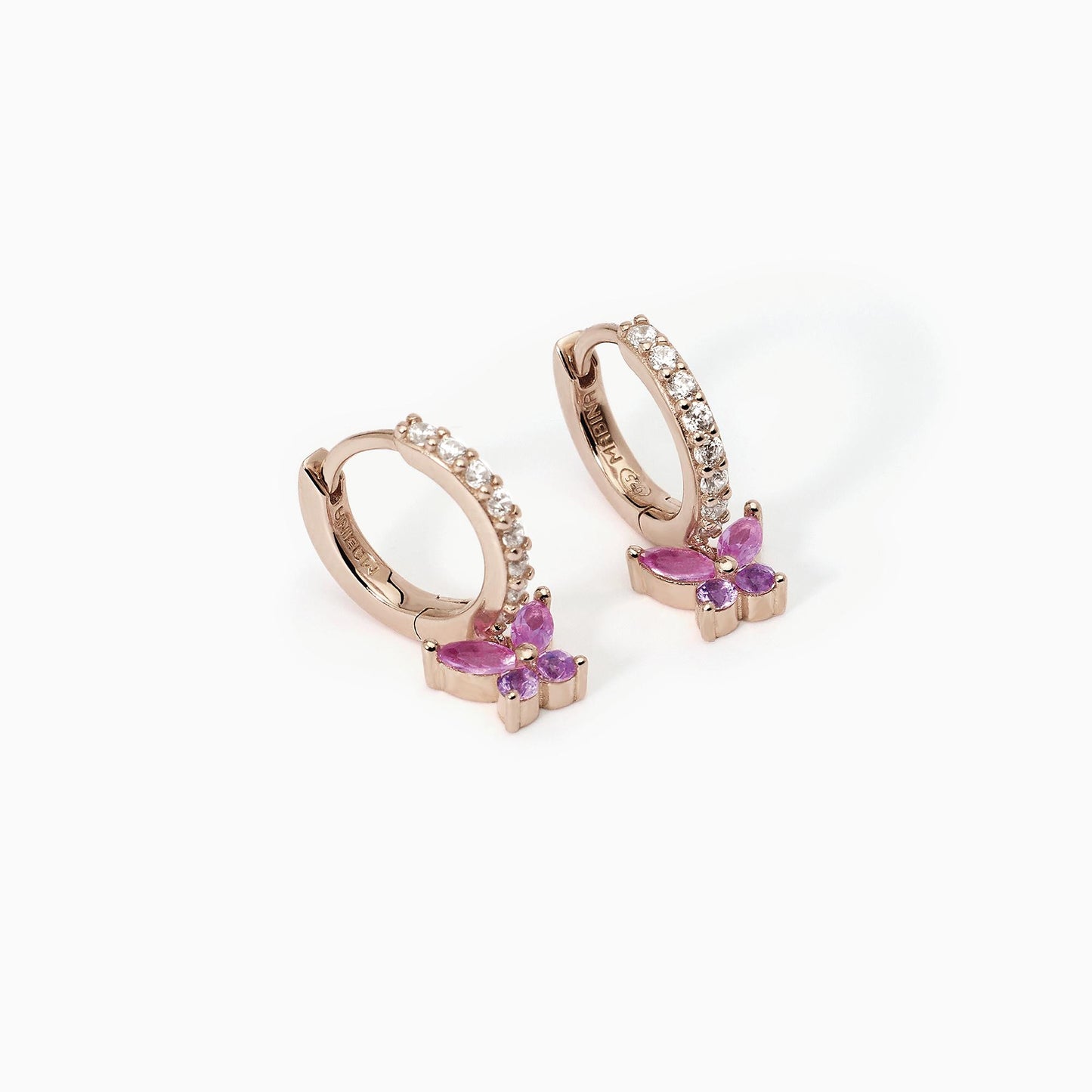 Orecchini a Cerchio con Farfalla Secret Garden 563573