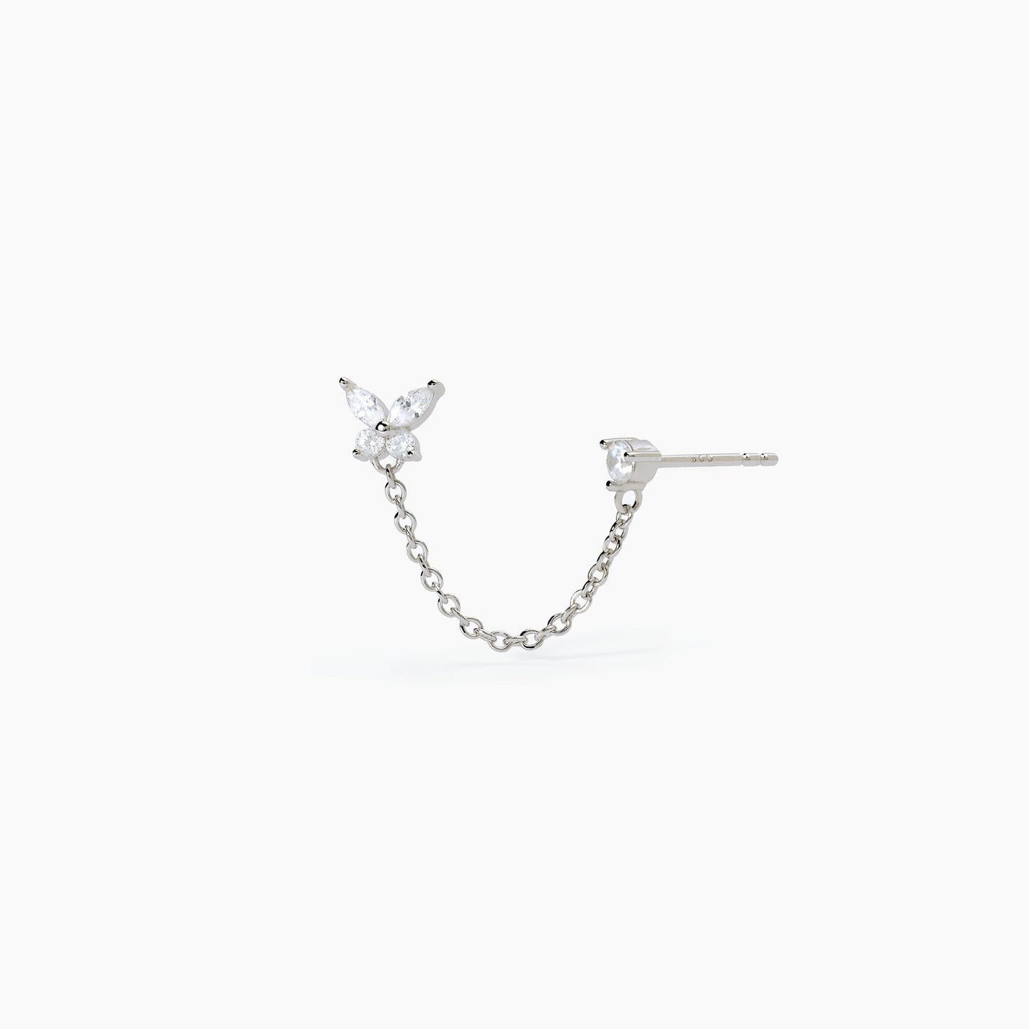 Orecchino Mono Doppio con Catenas Ecret Garden 563574