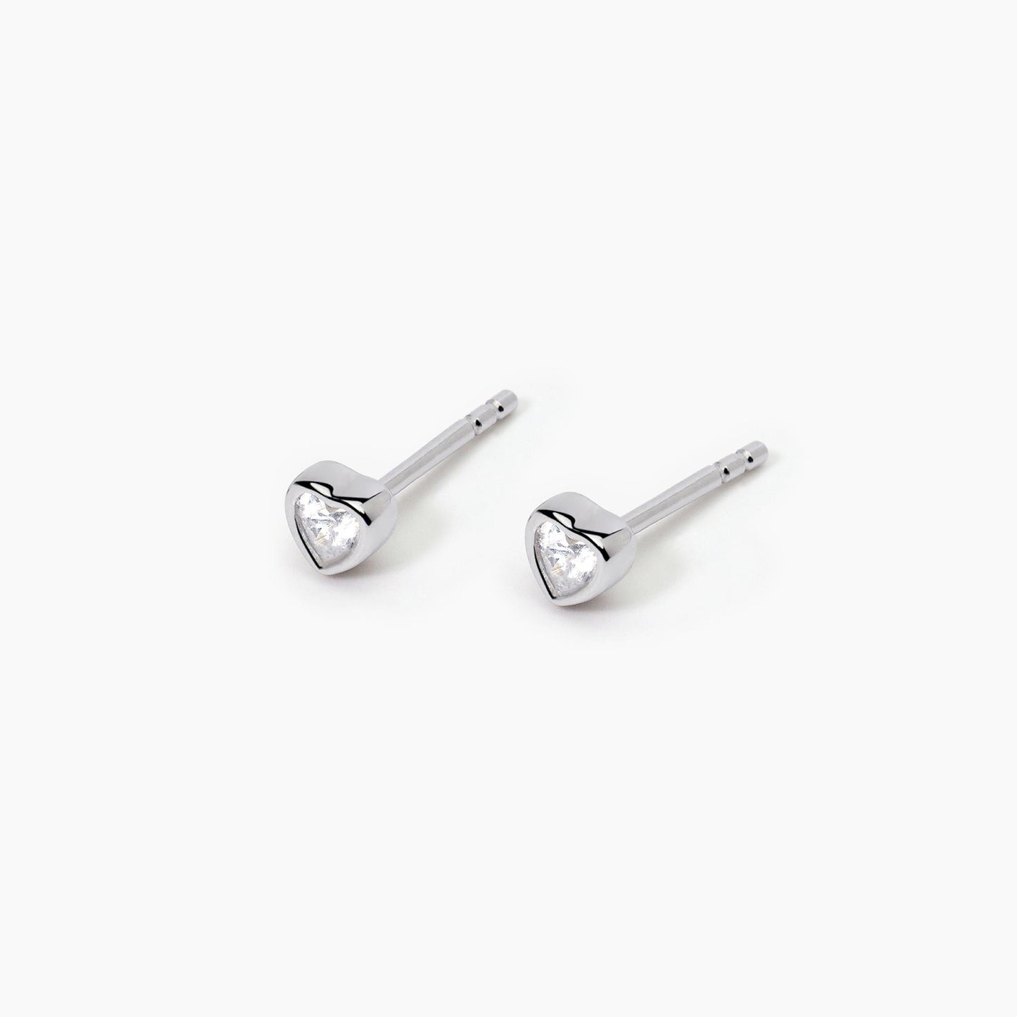 Orecchini a Lobo con Punto Luce Cuore Shiny 563602