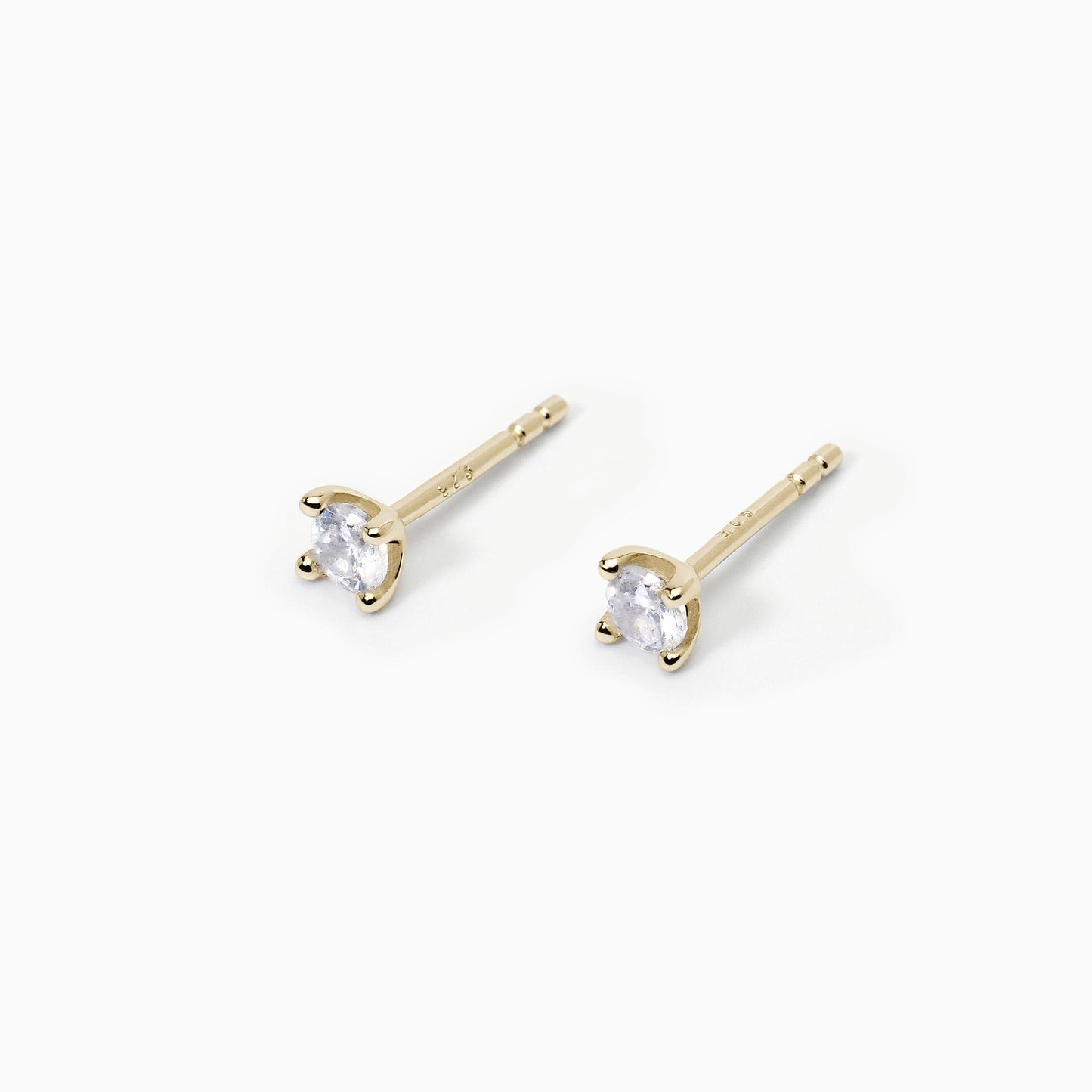 Orecchini Dorati con Punto Luce 3,50mm Shiny 563606