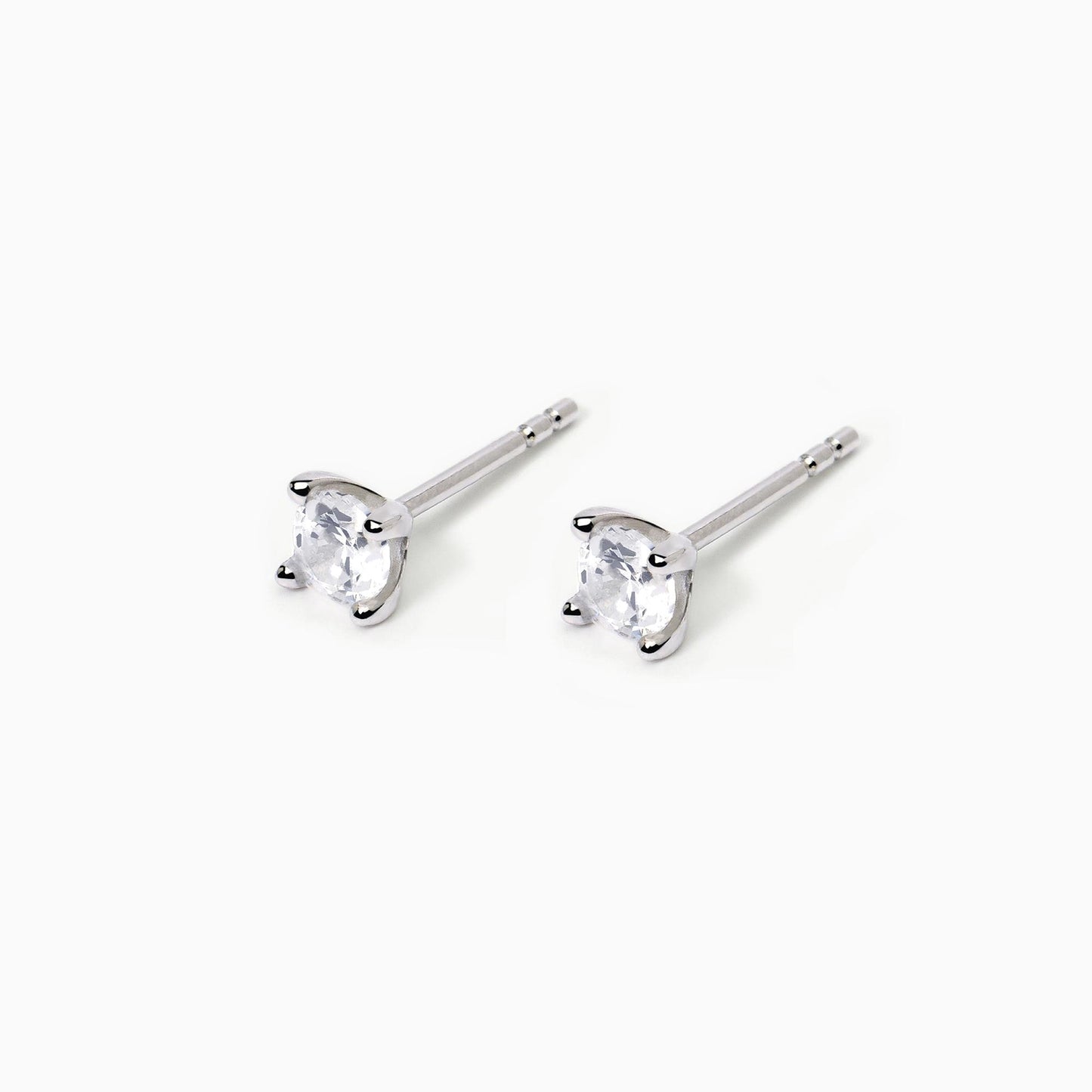 Orecchini in Argento con Punti Luce 3,50mm Shiny 563607