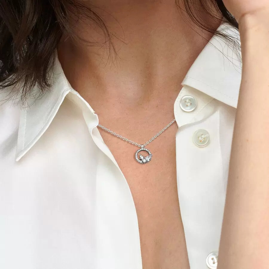 Collana Herbarium Cerchio e Petali Luminosi 392620C01-45