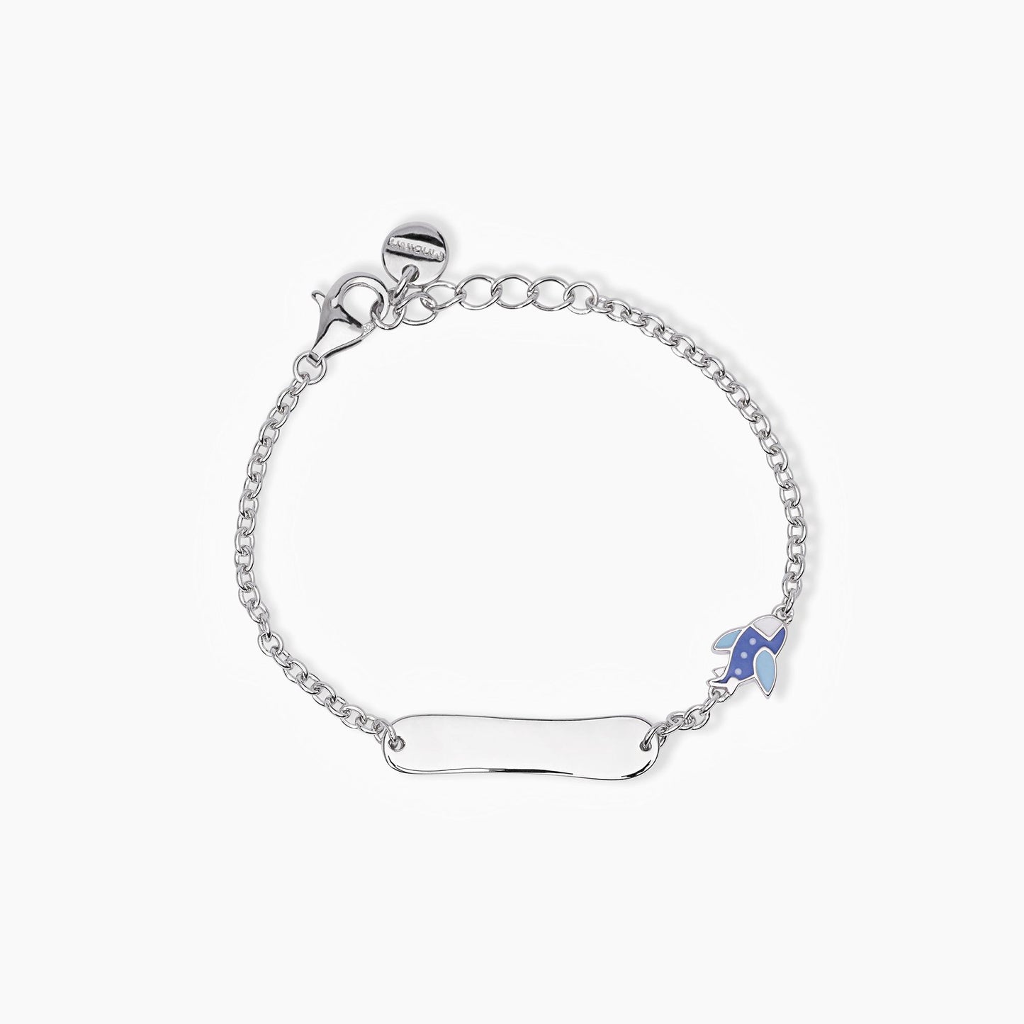 Bracciale Plane-Tag con Aeroplanino Smaltato 533686