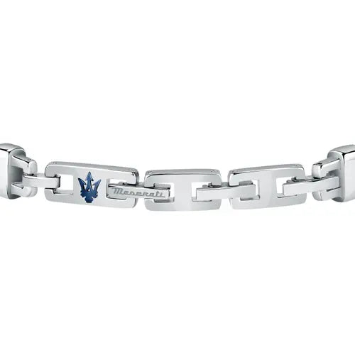 Pulsera Hombre Joyas Azul y Plata JM222AVE04