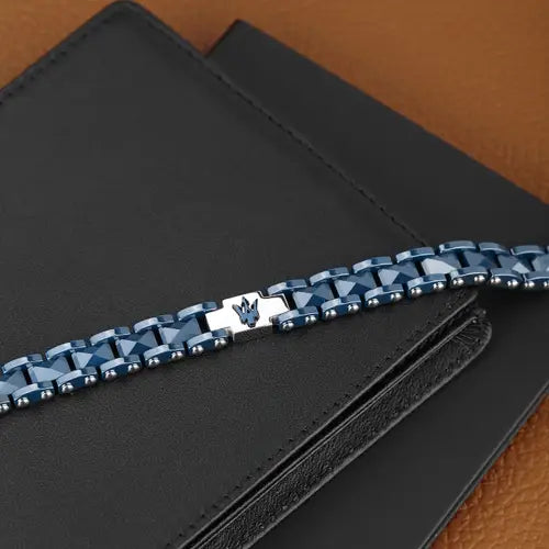 Pulsera Jewels Hombre Azul y Acero JM422ATZ14