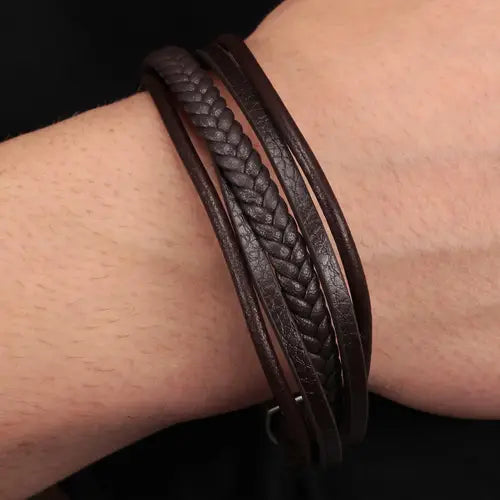 Bracciale Uomo Bandy Marrone SZV79