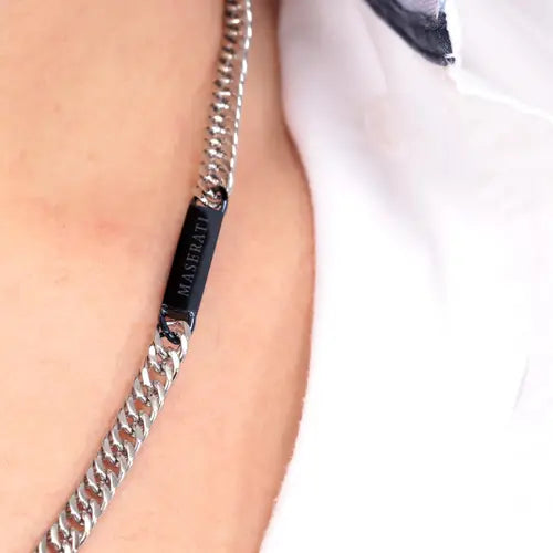 Collana Uomo Jewels Silver e Blu JM221ATY02