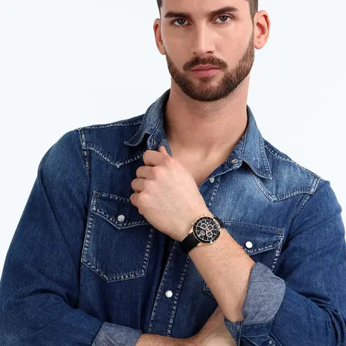 Orologio Uomo 230 Nero e Rosato R3271661029