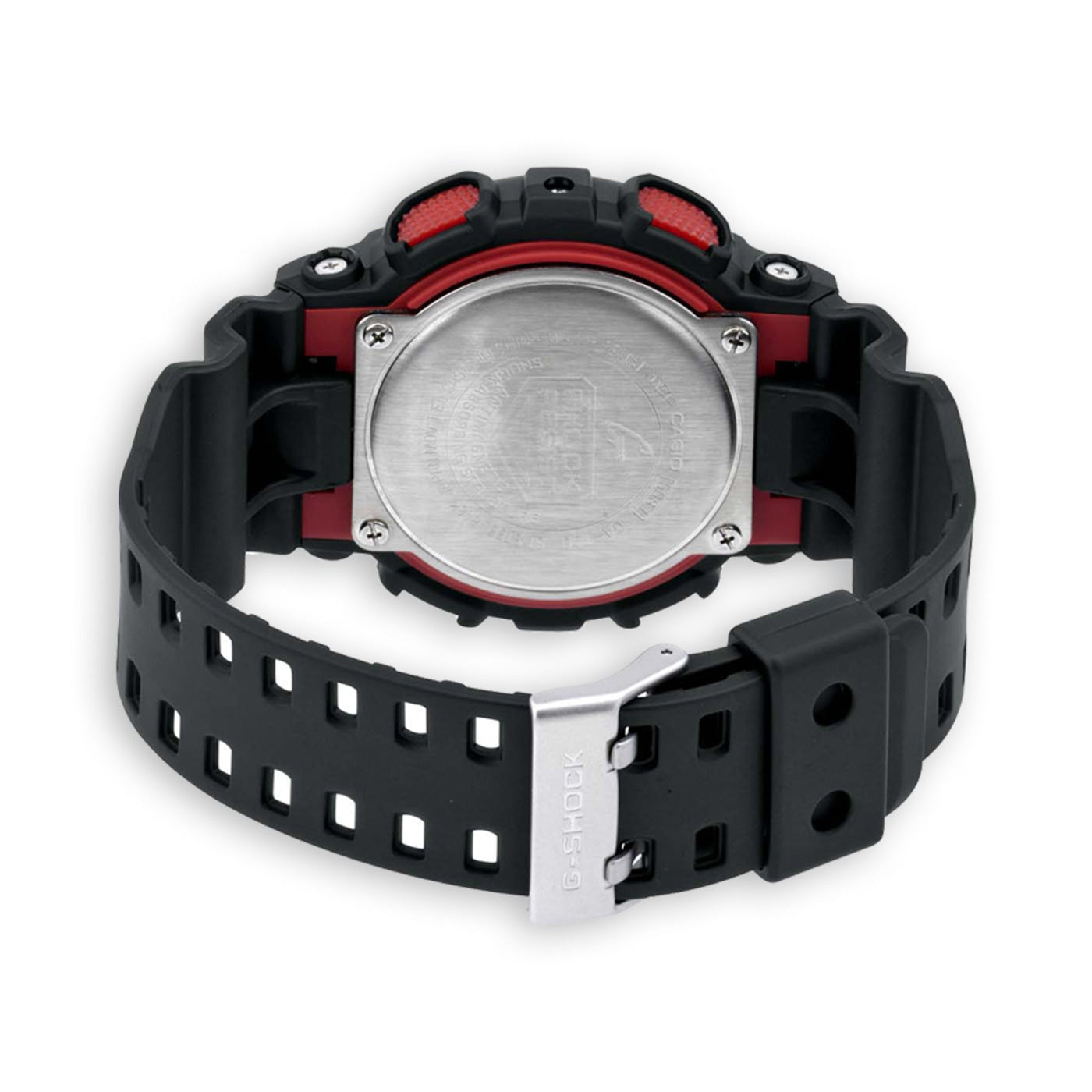 Reloj G-Shock negro y rojo para hombre GA-100-1A4ER