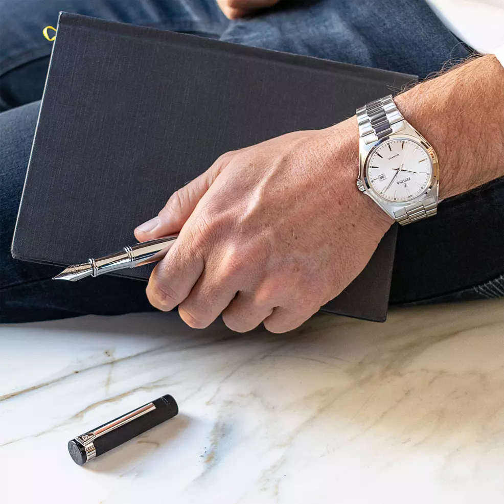 Orologio Uomo Classics Bianco e Acciaio F20552/2