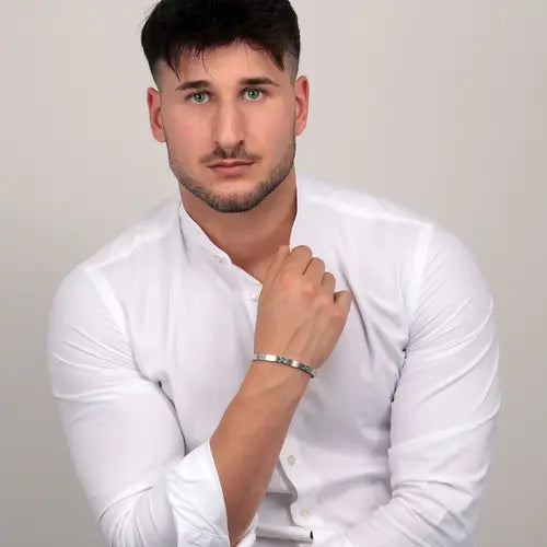 Pulsera Basic Plata Hombre SZS65