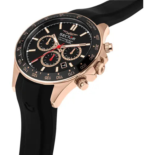 Orologio Uomo 230 Nero e Rosato R3271661029