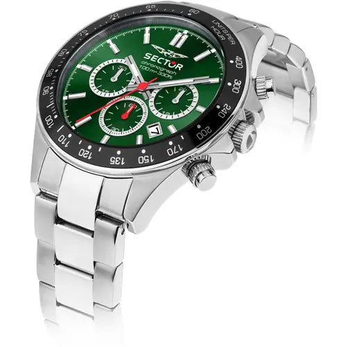 Orologio Uomo 230 Acciaio, Nero e Verde R3273661048