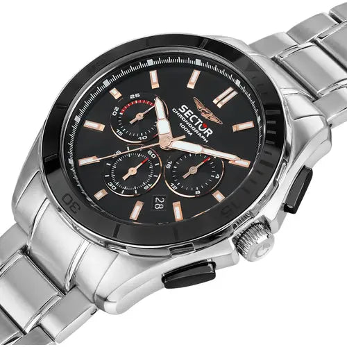Reloj Hombre 790 Plata y Negro R3273636001