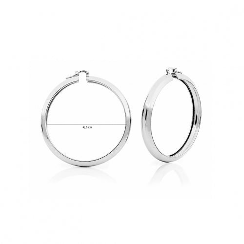 Orecchini a Cerchio Argentati 000EXO4309900